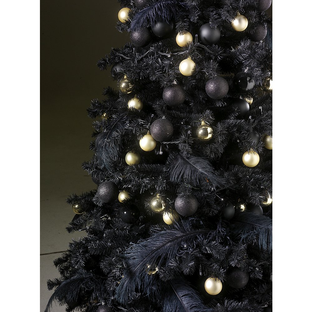 μαύρο χριστουγεννιάτικο δέντρο